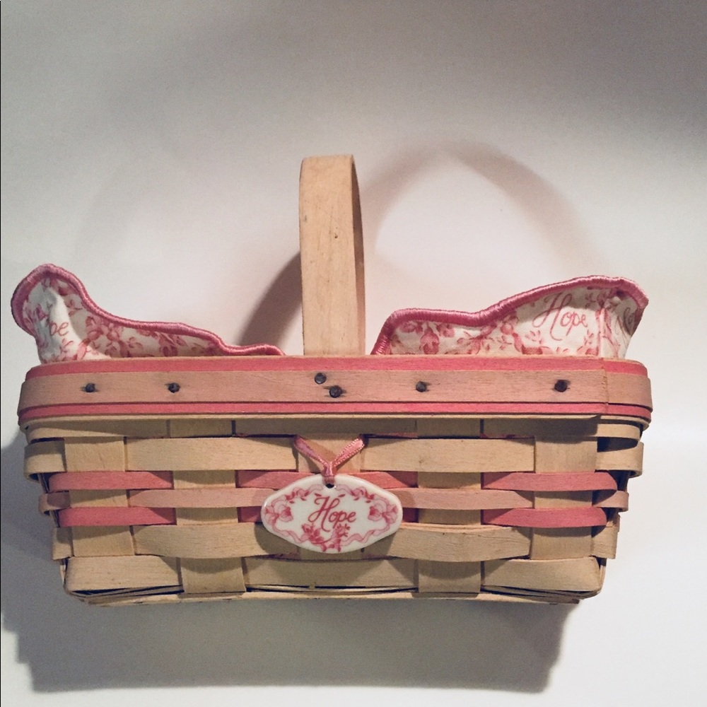 Longaberger American breast cancer basket